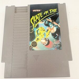 Skate Or Die Nintendo Entertainment System NES Video Game Cartridge Tested